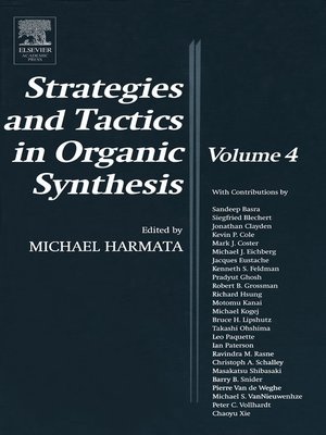 cover image of Strategies and Tactics in Organic Synthesis